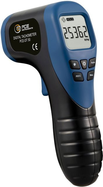 PCE Instruments Digitaler Laser Tachometer PCE-DT 50 in Blau - Bild 1