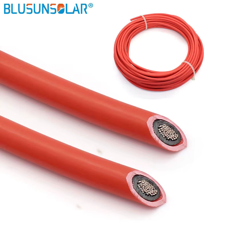 BLUSUNSOLAR Solar-PV-Kabel H1Z2Z2-K mit 4 mm2 Querschnitt, 100 m Rolle, verzinnter Kupferleiter mit XLPO-Hülle, TÜV-zertifiziert - Bild 2