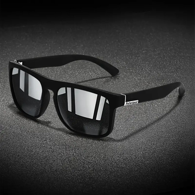 Hindfield Sonnenbrille, Quadrat, Vollrand, Kunststoff, Schwarz, Unisex - Bild 1
