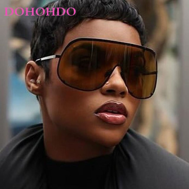 DOHOHDO Sonnenbrille, randlos, Metall, Unisex, UV400 - Bild 1
