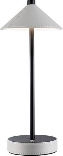 Paulmann Pellini 71176 Akku-Tischlampe mit LED, dimmbar, Schwarz matt und Beige - Bild 1