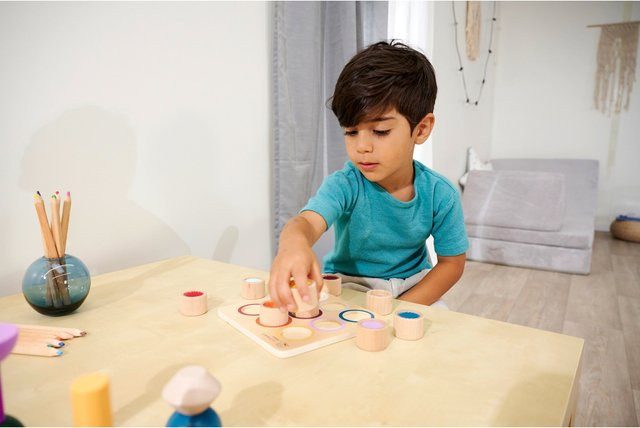 Eichhorn Montessori Fühlbrett mehrfarbig - Bild 1
