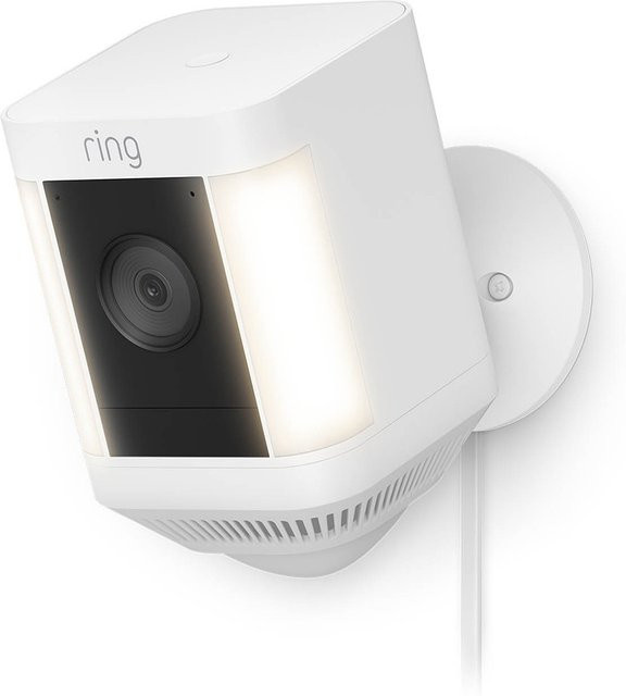Ring Spotlight Cam Plus Plug-In WLAN-Überwachungskamera in Weiß - Bild 1