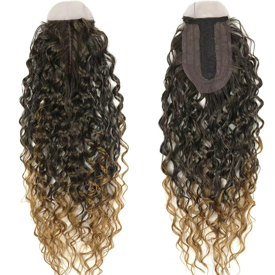 YAKIBEAUTY Haarbündel Kinky Curly Deep Wave, 22-24 Zoll, 260g, 4 Stück - Bild 3