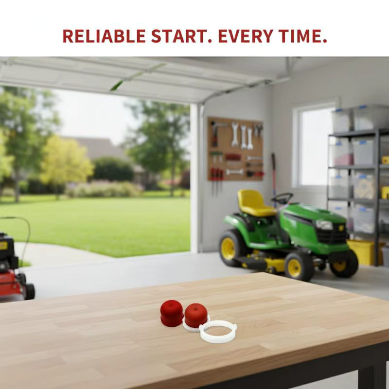 Ersatz-Primerbirne in Rot für Briggs und Stratton 450E 500E 08P502 09P6S Serie zur Reparatur von Garten- und Rasenmähermotoren - Bild 2