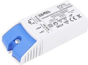 Scharnberger Hasenbein Trafo 230/12VAC 0-60W für Halogen und LED in Weiß - Bild 1
