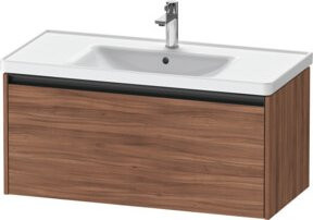 Duravit Waschtischunterschrank Ketho.2, Wandhängend, Nussbaum Natur, B: 98,4 cm, T: 45,5 cm, H: 44,0 cm - Bild 1
