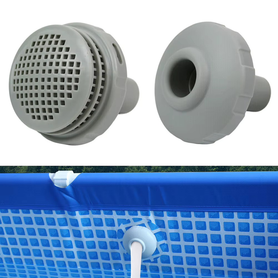 Intex Pool Einlass Düse Adapter Set Grau 32 mm und 1,25 Zoll Ersatz Kit - Bild 3