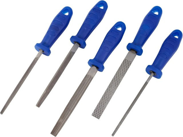 LUX-TOOLS Feilen Set 5-teilig in Blau - Bild 1