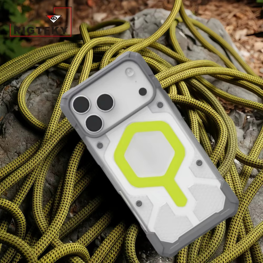 Pathfinder Stoßfeste MagSafe Schutzhülle für iPhone 12 bis 17 Pro Max in Blau - Bild 4