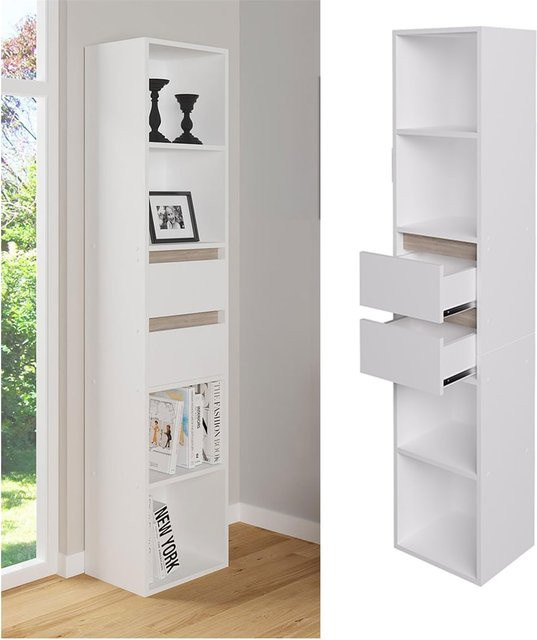 Vicco Bücherregal Robert Wandregal für Kinder in Weiß - Bild 1