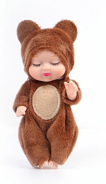 6-teiliges Reborn Puppenbausatz Prinzessinnenpuppen Baby mit Kleidung Zubehör - Bild 1