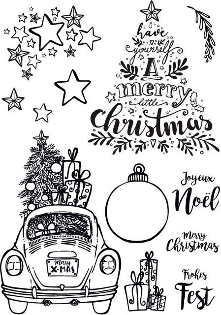 VBS Silikonstempel Merry X-Mas - Bild 1
