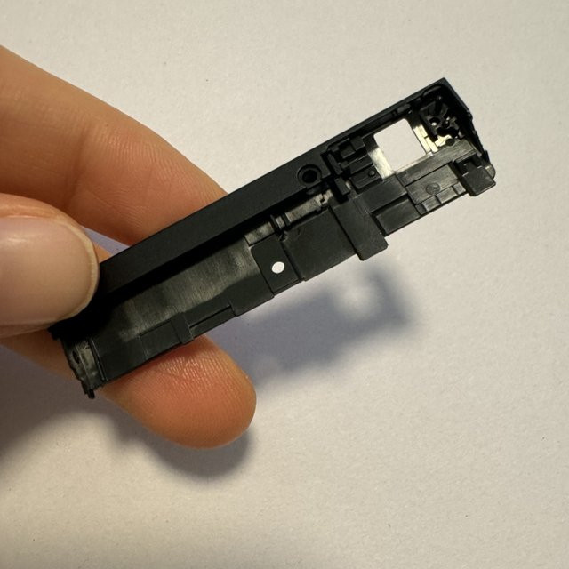 Sony HX90 DSC-HX90 Kamera Reparaturteil Seitengehäuse mit Sucherknopf in Schwarz - Bild 1