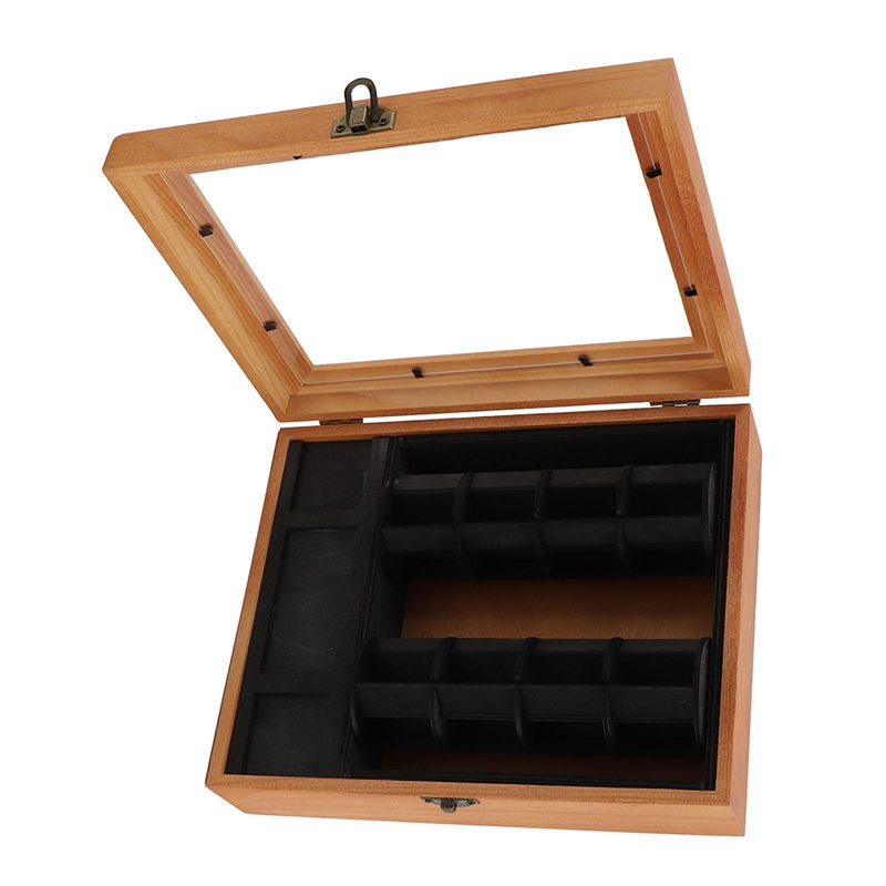 KONNWEI Miniatur Bücherregal Ornament aus Holz und Kunststoff in Braun - Bild 2