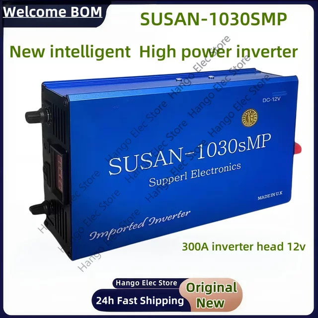 SUSAN-1030SMP Hochleistungs-Sinuswelle Wechselrichter-Kit mit vier Wechselrichterköpfen und elektronischem Booster in Blau - Bild 1