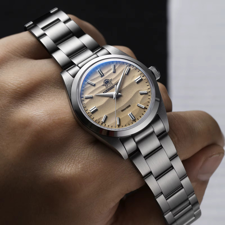 ADDIESDIVE Armbanduhr Edelstahl, Quarz, Weiß, Herren - Bild 3