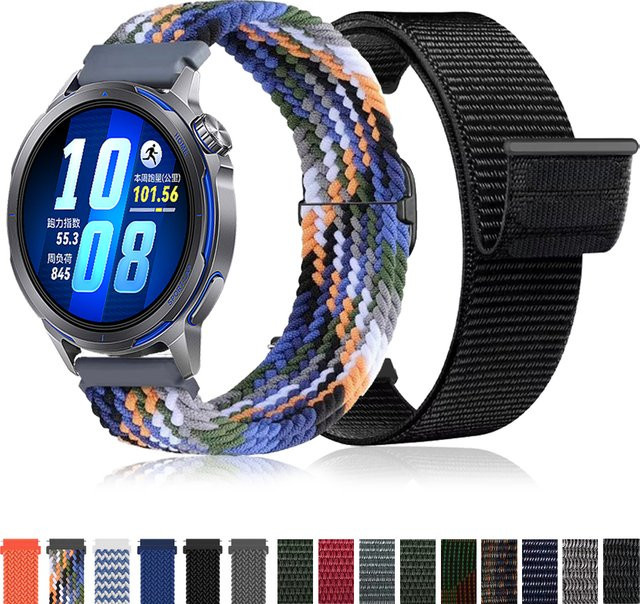 Huawei Uhrenarmband Nylon, 22 mm, Multicolor, Unisex - Bild 1