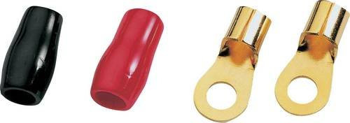 Sinuslive Car HiFi Ringkabelschuh 10er Set 6mm² 8mm in Rot, Schwarz und Multicolour - Bild 1