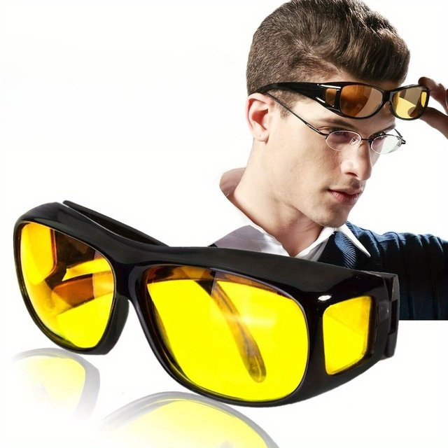ERIKOLE Nachtsicht-Fahrbrille, Vollrand, Kunststoff, Unisex, black - Bild 1