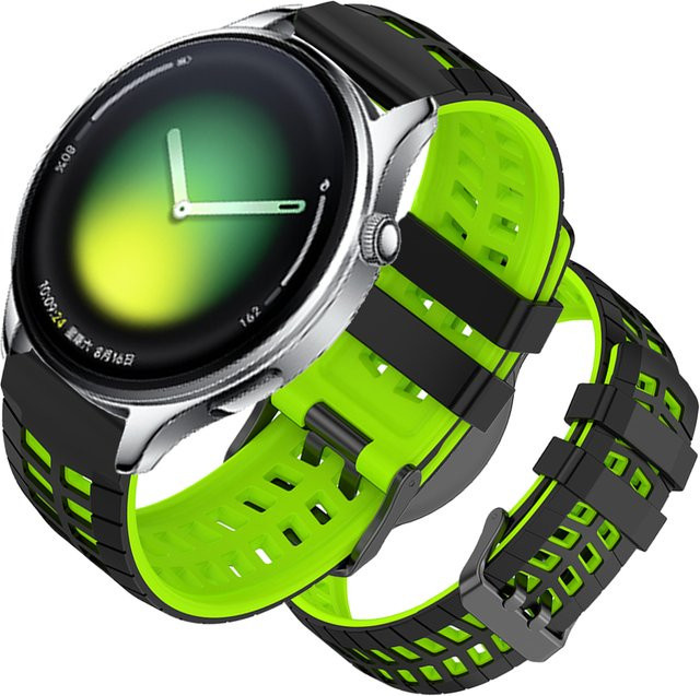 Xiaomi Uhrenarmband Silikon, 22mm, green, Unisex - Bild 1