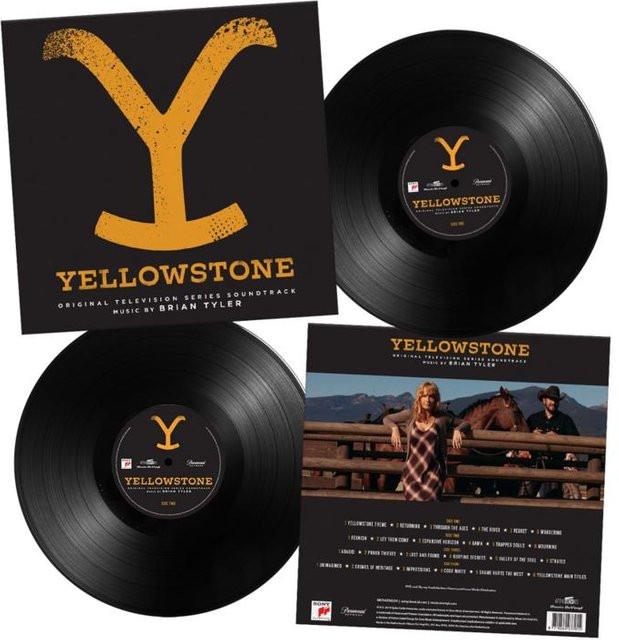 Yellowstone von Brian Tyler, Vinyl/LP, schwarz, Doppel-LP - Bild 1