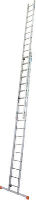 Krause Alu-Sprossenseilzugleiter ROBILO 129871, Silber, 2 x 18 Sprossen - Bild 1