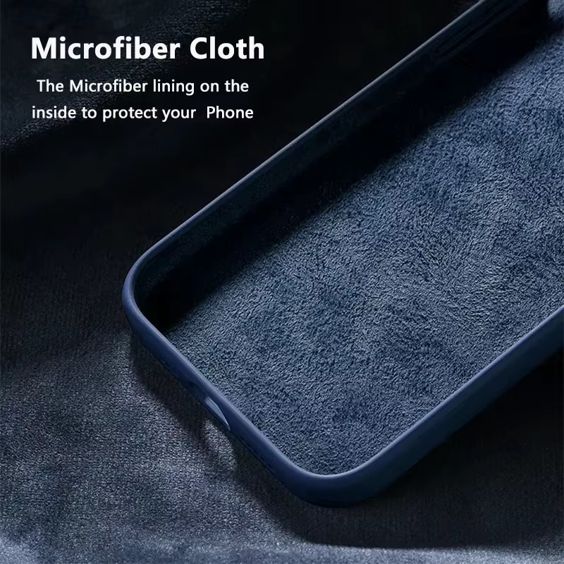 GERPALLI Premium Flüssigsilikon Handyhülle mit Kameraschutz für iPhone 12 bis iPhone 17 Pro Max in Gelb - Bild 3