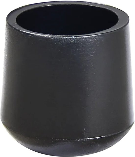 Wagner Kappen EH 0612 für Stahlrohrmöbel Ø 1,2 cm Schwarz 4 Stück - Bild 1