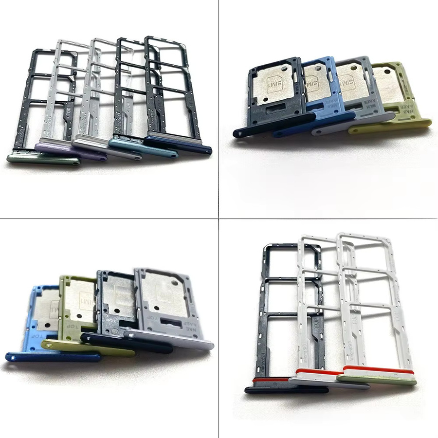 Samsung Dual-SIM-Kartenhalter für A05, A05S, A15 4G und A15 5G als Micro-Nano-SIM-Kartenadapter in Silber oder Multicolour - Bild 4