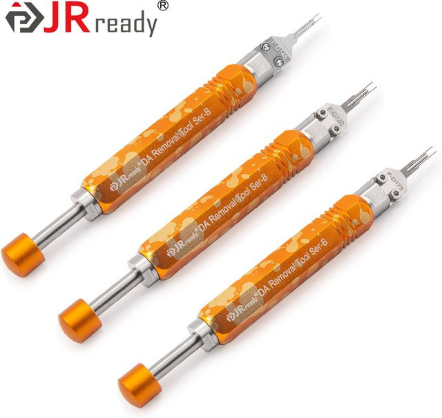 JRready Mini-Fit Jr. Extraktionswerkzeug für Molex MX3.0 Stecker und Buchsen in Orange - Bild 1