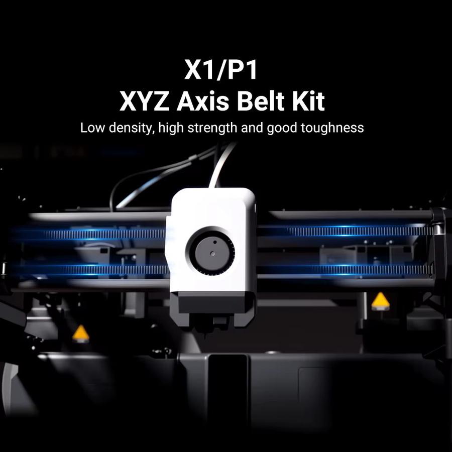 Bambu Lab XYZ-Achsen-Zahnriemen-Kit 2GT 6mm Glasfaser-Gummi-Synchronriemen für X1 P1P P1S - Bild 5