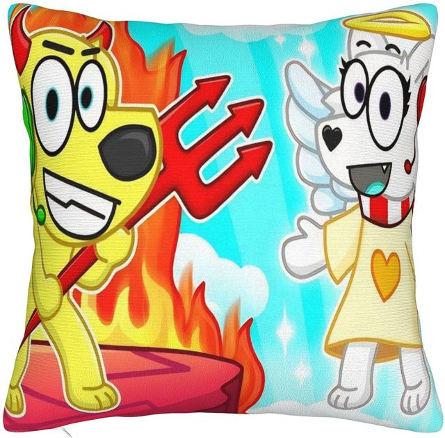 Tylers And Snowi Gaming Kissenbezug von JMG Clothing, bedruckte Kissenhülle in Mehrfarbig, B/B/H: 50 x 50 x 0 cm - Bild 1