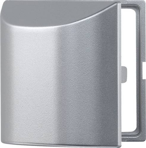 Merten Zwischenrahmen Abdeckung System M aus Aluminium in Silber - Bild 1