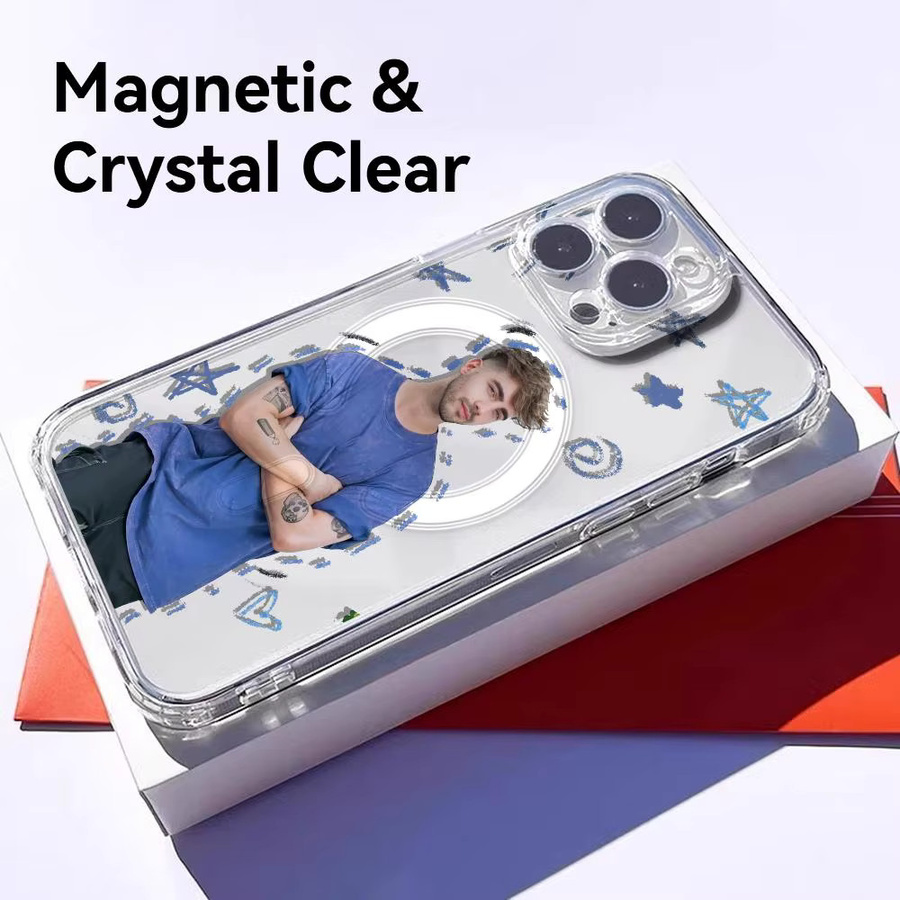 Fede V-Vigevani Magnetische Handyhülle für iPhone 17 16 15 14 13 12 Pro Max Plus Transparent Schlanke Kabellose Ladehülle - Bild 3