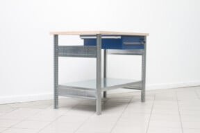 Regalwerk BERT-Werktisch Typ 1 aus Stahl in Multicolour, H x B x T: 88 x 110 x 70 cm mit Hängeschublade - Bild 1