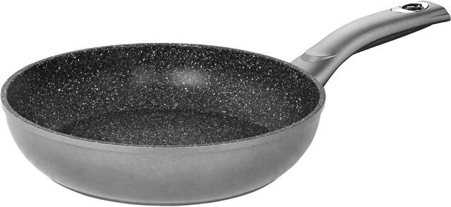 Stoneline Gourmundo Schmorpfanne Grau, Durchmesser: 28 cm, Antihaftbeschichtung mit Steinpartikeln, Induktion geeignet - Bild 1