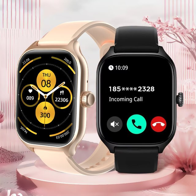 Ola Esporte Smartwatch, Silikon, Schwarz, Pink, Unisex - Bild 1