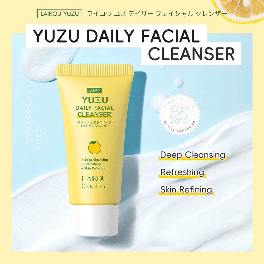 LAIKOU Yuzu Gesichtsreiniger, 50g - Bild 2