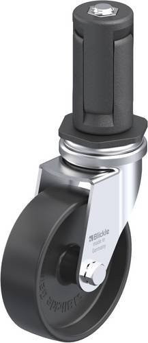Blickle Lenkrolle LRA-POA 75G-ER04 in Schwarz mit 75 mm Rad-Durchmesser und 75 kg Tragfähigkeit - Bild 1
