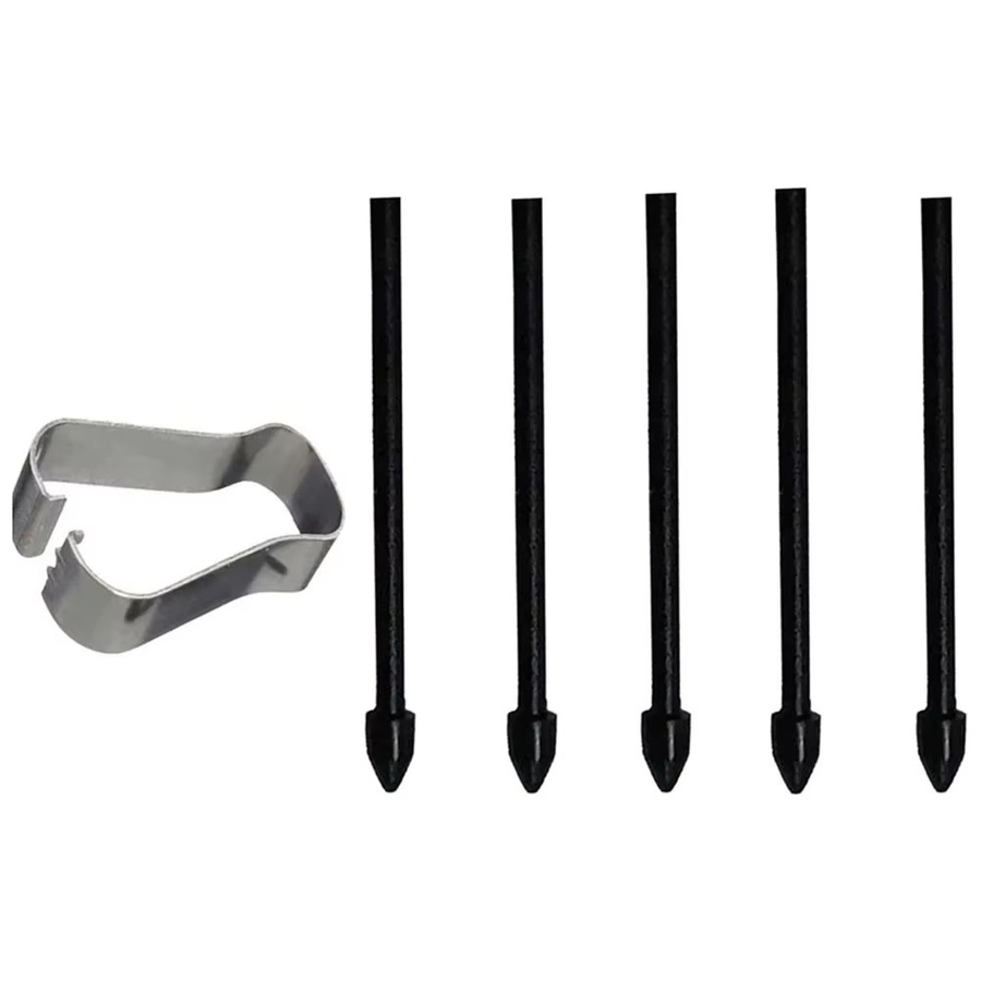 5 Stück Touch Stylus Spitzen mit Metall Clip für Samsung Galaxy Note 20, Tab S6 Lite T860 T865 und S7/S8 Serie S Pen Zubehör - Bild 2