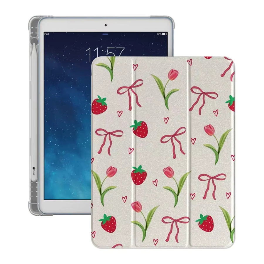 Niedrige Schleifenblumen iPad Hülle für Apple iPad Pro 10/11 Zoll und iPad Air 3/4/5 Generation in Multicolour - Bild 2