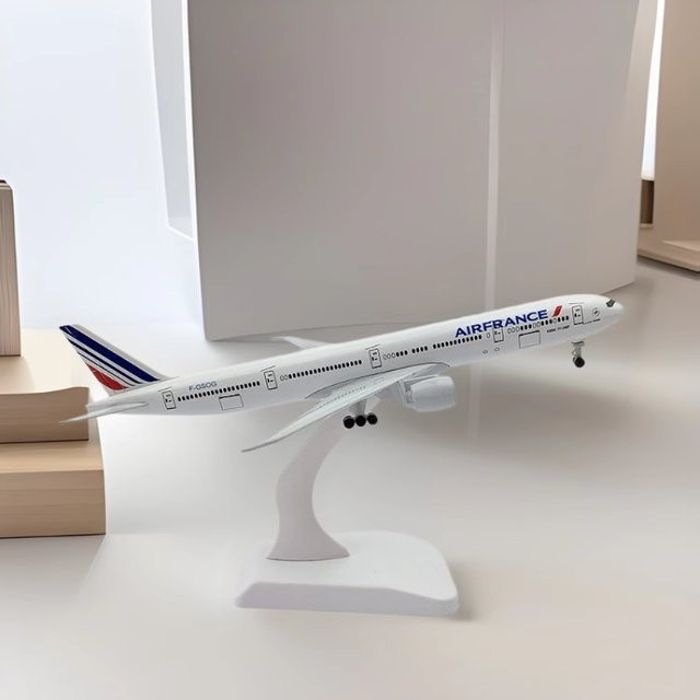 ZOCO B777 Air France Airline Flugzeugspielzeug, Modell, 1:400, Metall - Bild 1