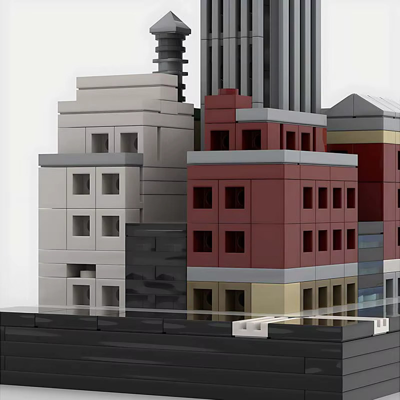 MOCREBRICKS Steinway Tower Wolkenkratzer, Baustein-Modell - Bild 4