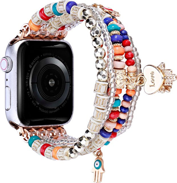 DLIBAND Uhrenarmband Harz, Perle, Bunt, Unisex - Bild 1