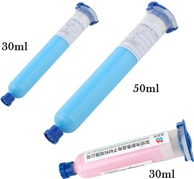 XK-G30 Hochleistungs-Wärmeleitpaste Gel mit 3,0 W/mK für CPU GPU PS5 PC und Drohnen FPV in Blau oder Rosa (30 ml oder 50 ml) - Bild 1