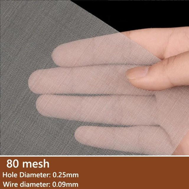 Filtersieb aus Edelstahl 304 von Xiaolang, 80 Mesh Siebfilterblatt, Farbe: Silber, Breite: 30 cm, Höhe: 20 cm - Bild 1