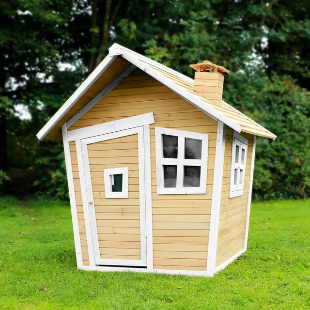 AXI Alice Spielhaus Braun-weiß Holz ab 18 Monaten - Bild 1