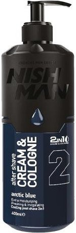 Nishman After Shave Creme Eau de Cologne Arctic Blue, 400 ml, Herren - Bild 1