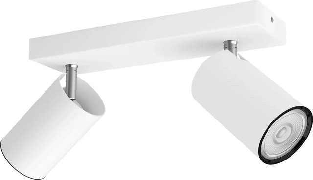 Philips MyLiving Kosipo LED Spotleuchte 2-flammig, Weiß, WiFi, modern und verstellbar - Bild 1